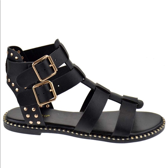 Bamboo Gladiator Sandals - Picture 2 of 3